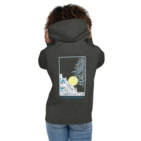 ANCHOR & CREW Santorini Landmark Cotton Blend Hoodie