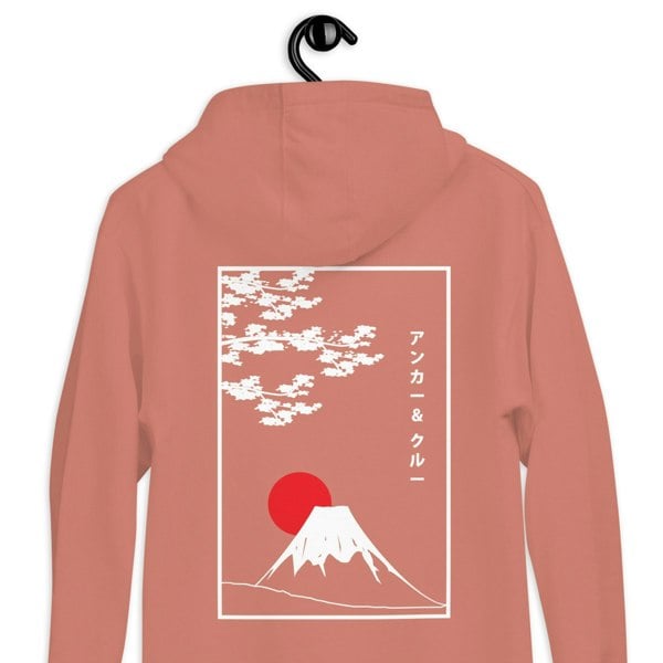 ANCHOR & CREW Mount Fuji Landmark Cotton Blend Hoodie