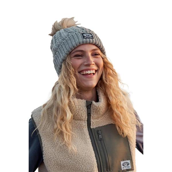 Animal Womens/Ladies Becky Recycled Winter Hat - Grey - 