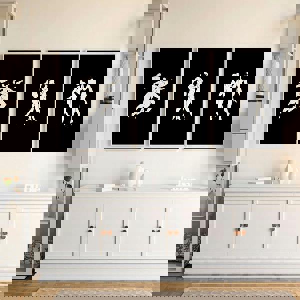 Large Paintings For Living Room | Set of 3 Boho Women Wall art Prints