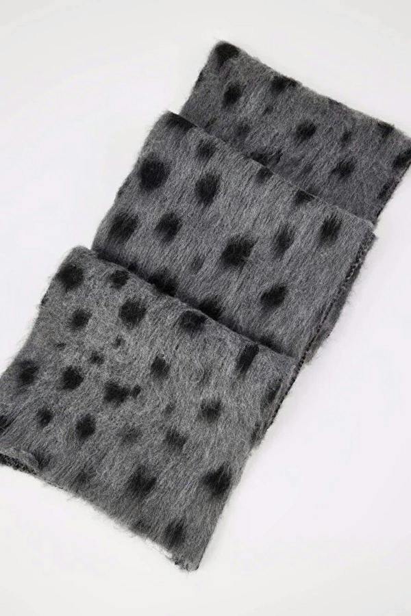 WOVCOR Patterned Soft Textured Knit Scarf