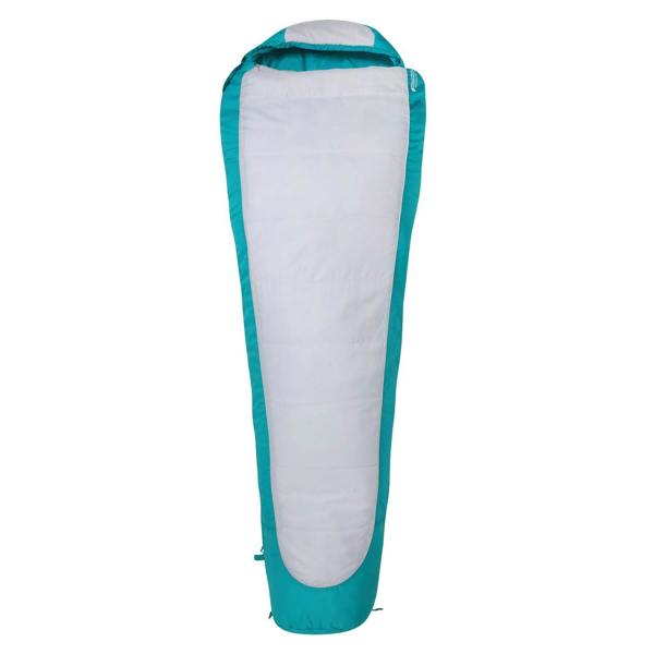 Mountain Warehouse Microlite 950 Left Zip Midseason Mummy Sleeping Bag - Grey - 