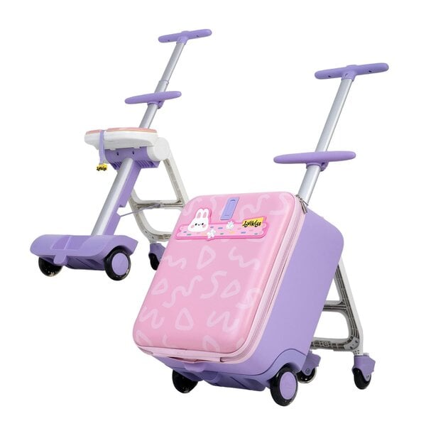Jovikids 3-in-1 Children's Ride-on Suitcase - Pink