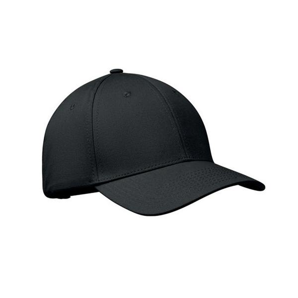 MidOcean Bahamas Cotton 6 Panel Baseball Cap - Black - 