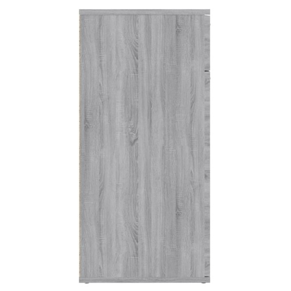Berkfield Sideboard Grey Sonoma 80x36x75 cm Engineered Wood