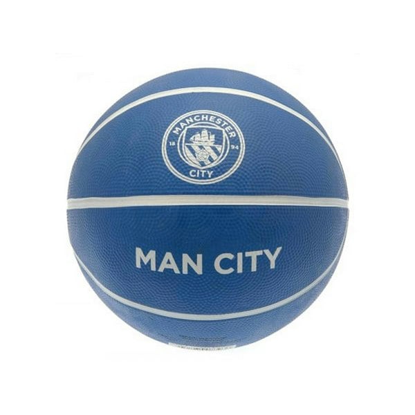 Manchester City FC Crest Basketball - Blue/White