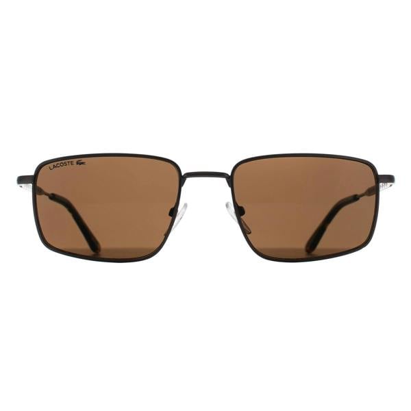 Lacoste Sunglasses L277S 033 Matte Light Gunmetal Brown Grey
