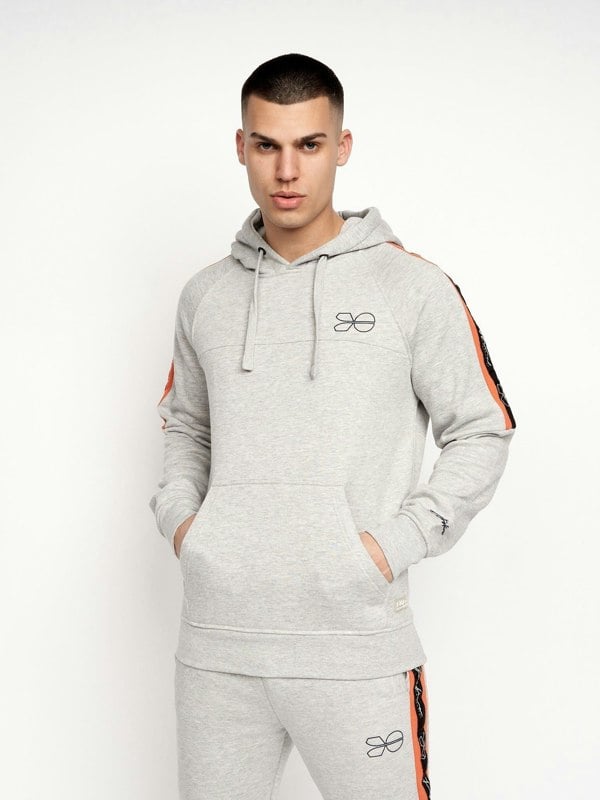 Crosshatch Chillmake Hoodie Grey Marl