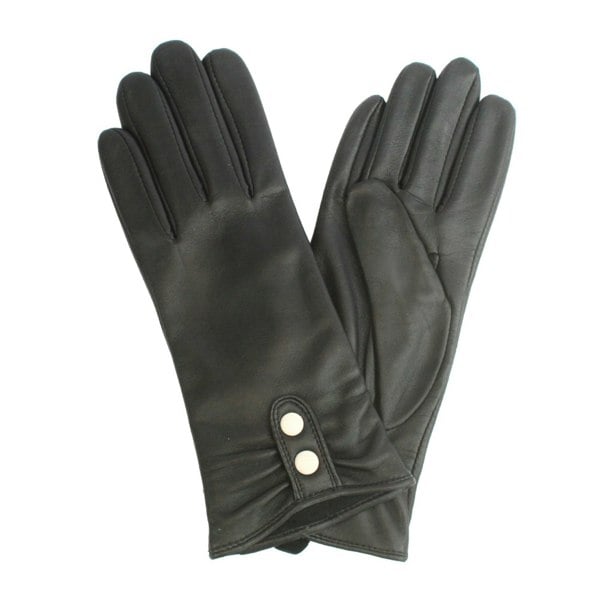 Eastern Counties Leather Hope Leather Winter Gloves - Black/Ivory