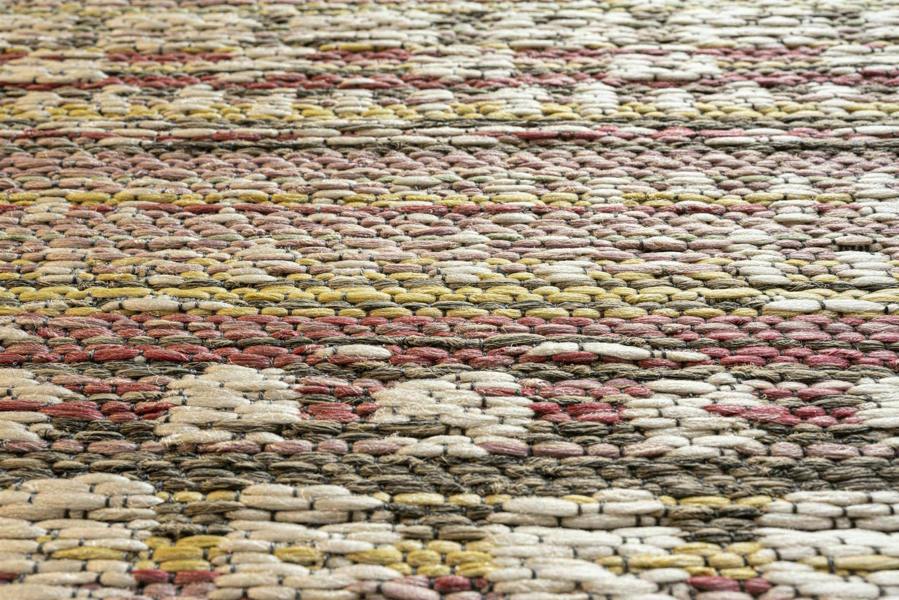 Brighton Rug - Red/Beige