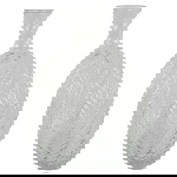 Leaf 65cm Tropical Orchid Display with Glass Ball Vase