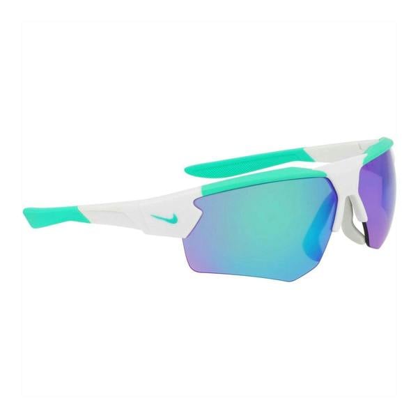 Nike Cloak Mirrored Sport Sunglasses - Silver/Green - 