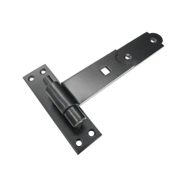 Hook and Band Hinge - Straight  - Black