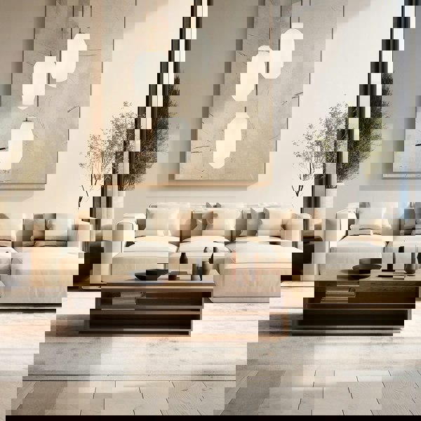 Milagro Pendant Light Alias Gold 3xE14 Circle