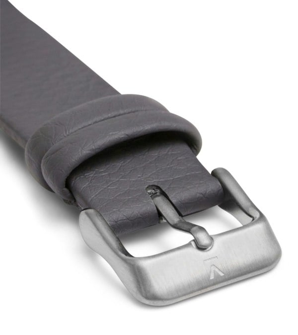 Votch Slate Grey with brushed silver buckle | 20mm