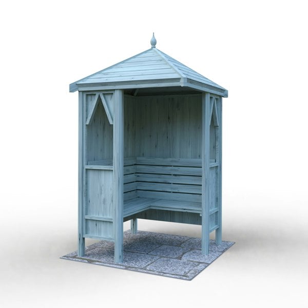 Shire Honeysuckle Corner Arbour 1.4x1.4m - Best Shed