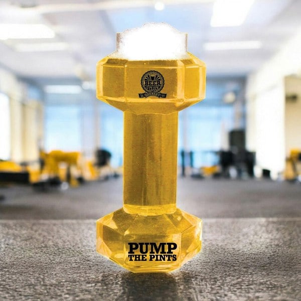 OLIPHANT Beer O'Clock Dumbbell Beer Glass