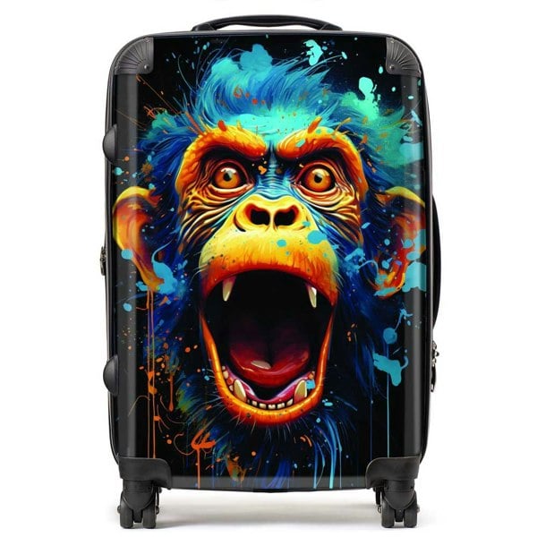 Warren Reed Crazy Monkey face Splashart Suitcase