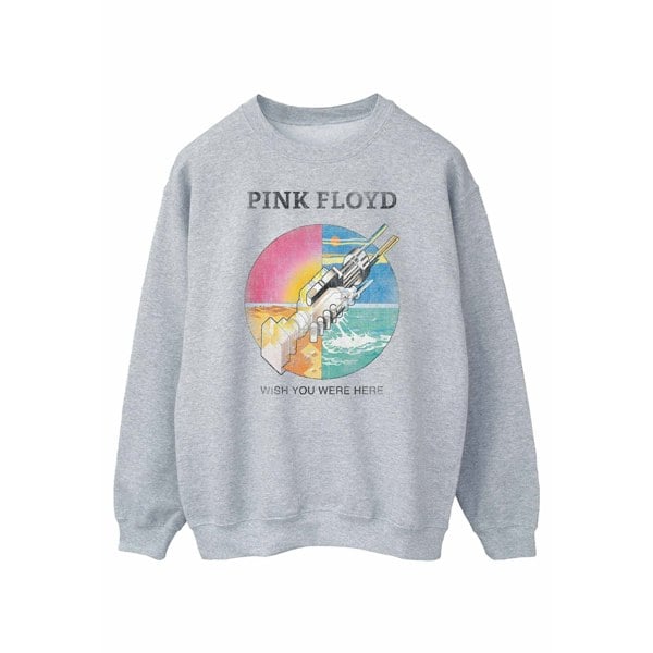 Pink Floyd Mens Wish You Were Here Sweatshirt - Sports Grey