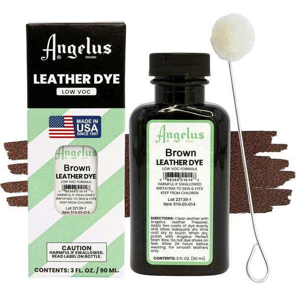 Angelus Low VOC Leather Dye - Non-Flammable Formula 3oz