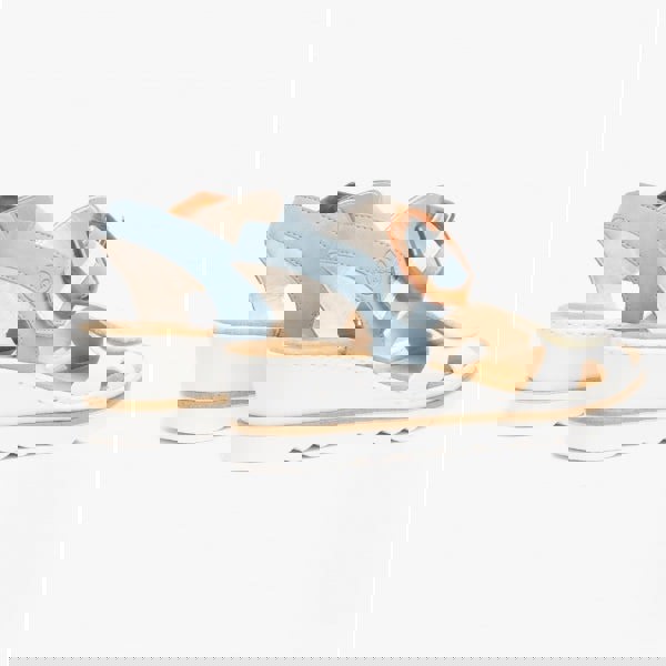 Rieker 67476-10 Womens Sandals - White/Blue