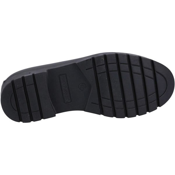 Hush Puppies Hazel Loafer SNR Leather Girls's Black Loafers
