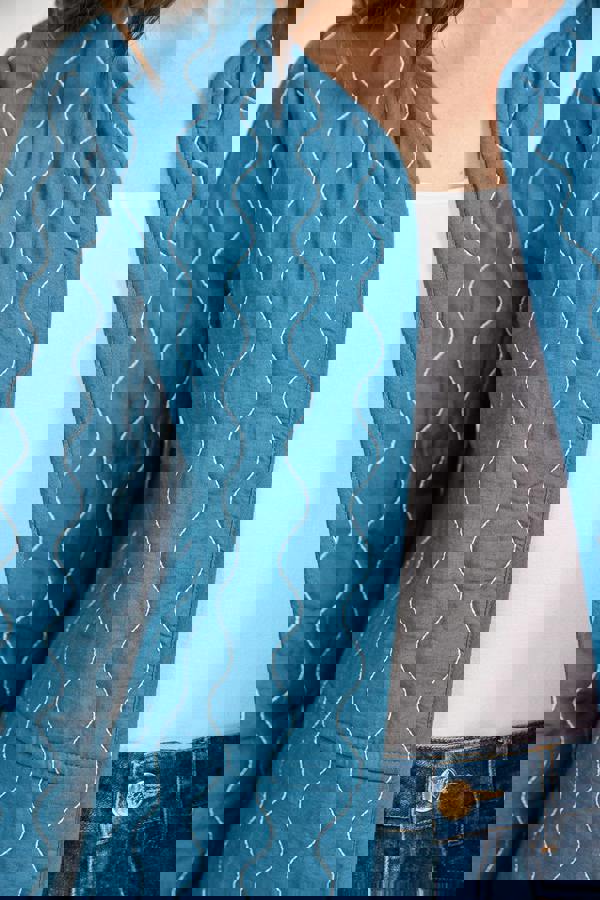 Mudflower Reversible Paisley Quilted Jacket