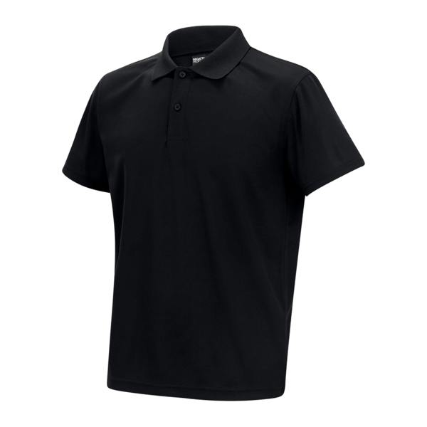 Regatta Professional Mens Pique Polo Shirt - Black - 