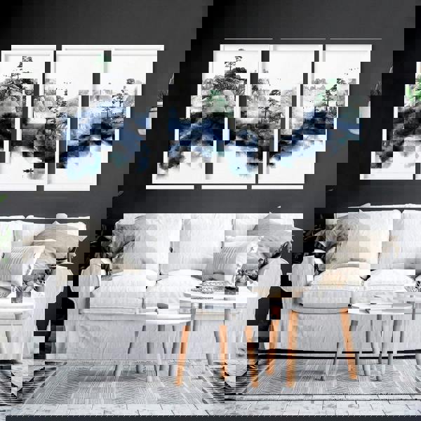 Wall picture for living room | set of 3 Japanese art prints