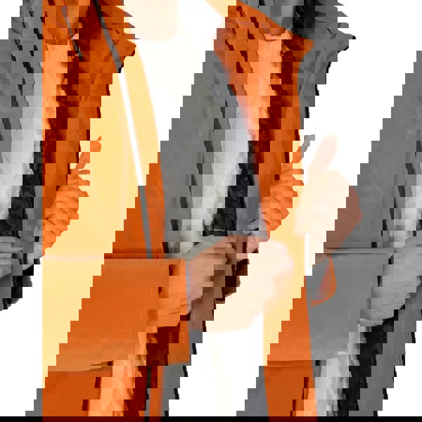 Aquascutum ACTIVE 3-WAY PARKA RUST FW23 JK001 23 Orange Parka Jacket Mens S