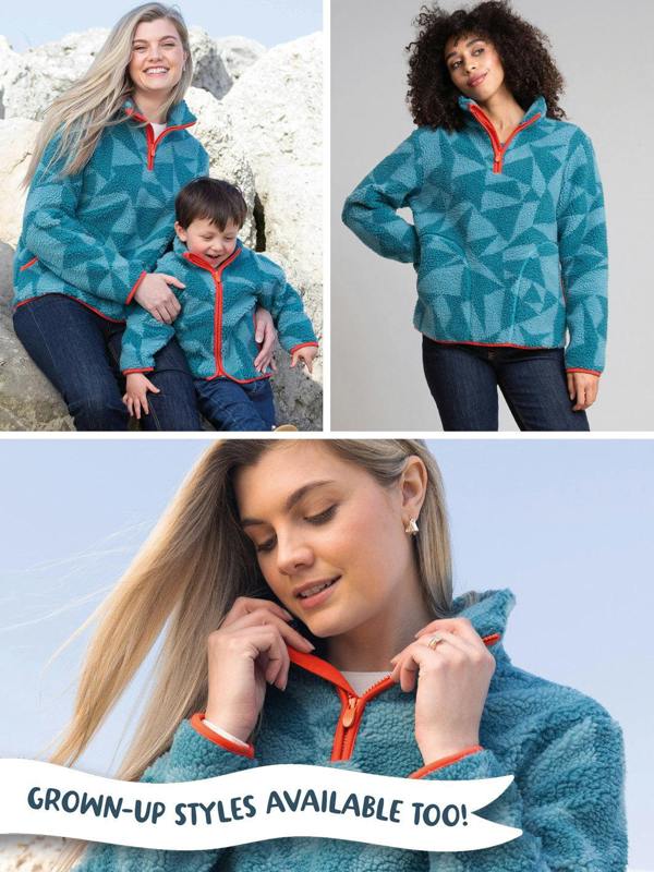 Kite Boys Brownsea Fleece Geo