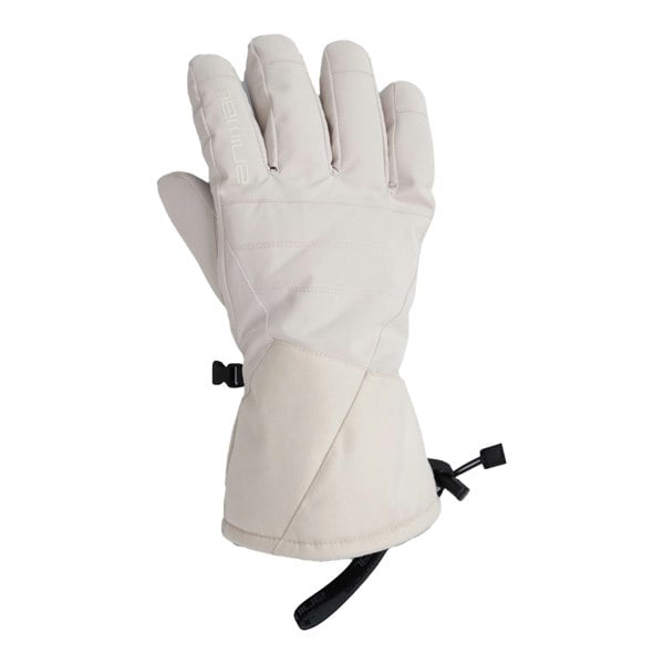 Animal Mens Glacier Herringbone Ski Gloves - Off White