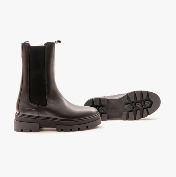 Tommy Hilfiger MONOCHROMATIC Womens Boots Black