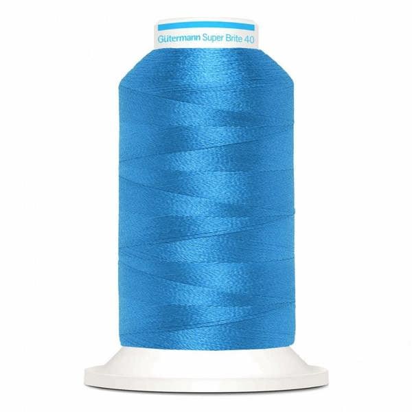 Gutermann Super Brite Polyester 40 Embroidery Thread 1000m Polyester Thread Suitable For Embroidery