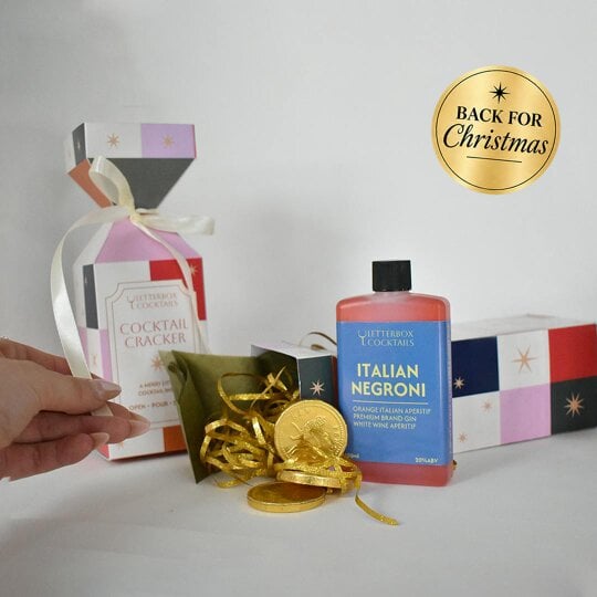 Letterbox Cocktails Christmas Cocktail Crackers - Premium Festive Drinks Delivered to Your Door