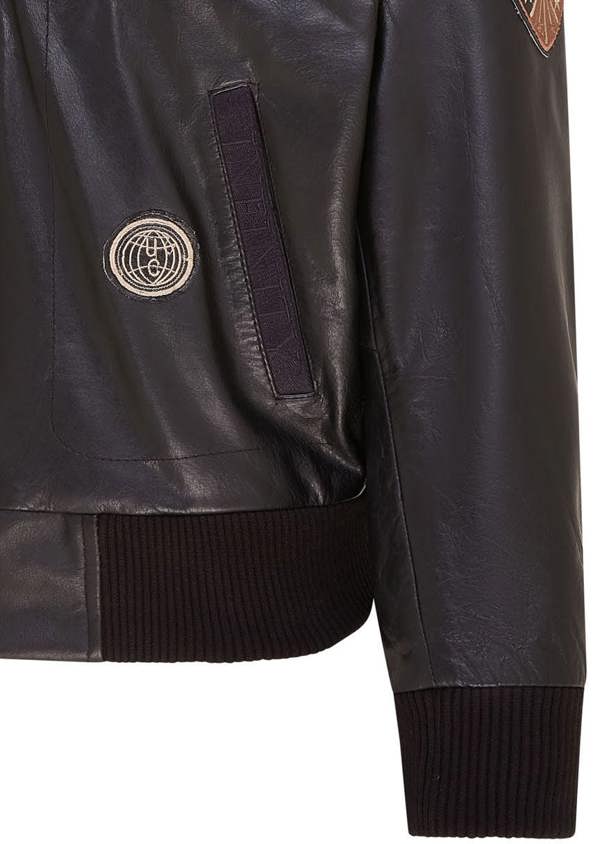 Infinity Leather Mens Leather US Air Force Bomber Jacket- Lieksa