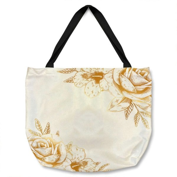 Benjamin Tate Design Gold Rose Tote bag