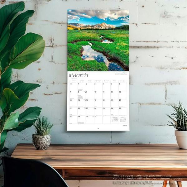 Yosemite Calendar 2027, Wall Calendars, Month To View, Travel, Gift