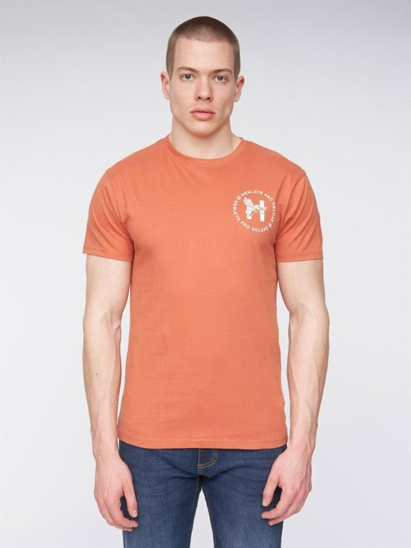 Henleys Metafone T-Shirt Brick Red