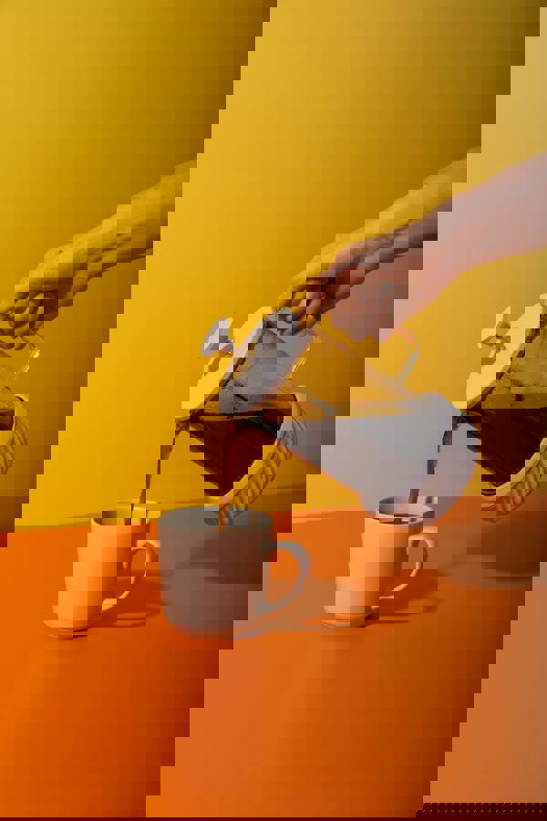 La Cafetière 'Zero' 8 Cup 'Latte' Cafetiere, Removable Base for Grounds, 1L