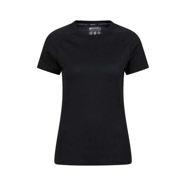 Mountain Warehouse Women's Summit Merino Wool Thermal Top - Black