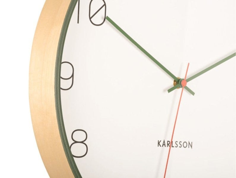 Wall Clock Joy - Green
