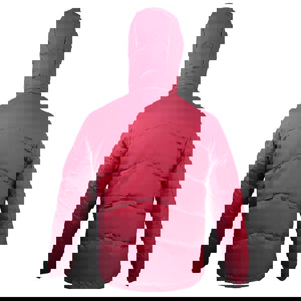 David WeJ Warrington Padded Jacket with Detachable Hood - Burgundy