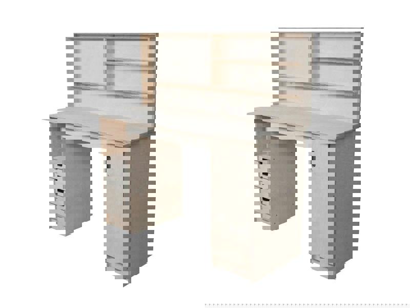 wooden cabinet workbench