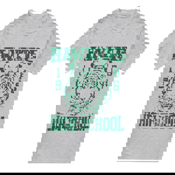 Stranger Things Mens Hawkins High School 1986 T-Shirt - Sport Heather