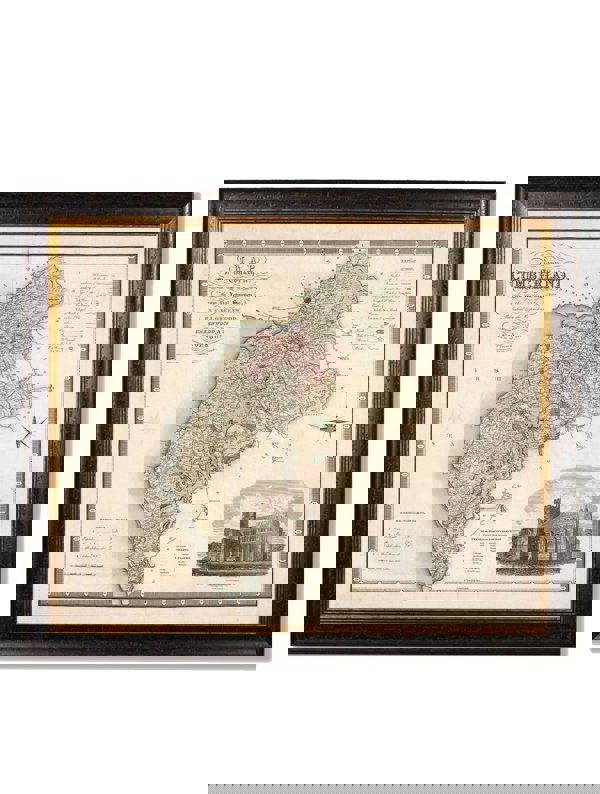 Exceptional Art c.1830 County Maps of England