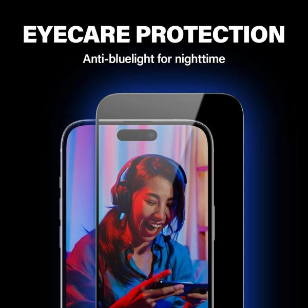 PanzerGlass Panzer Glass Ultra Wide Fit Eyecare Screen Protection for iPhone 15 6.1" - 2813