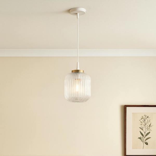 Pagazzi Lighting Riva Antique Brass Easy-Fit Pendant