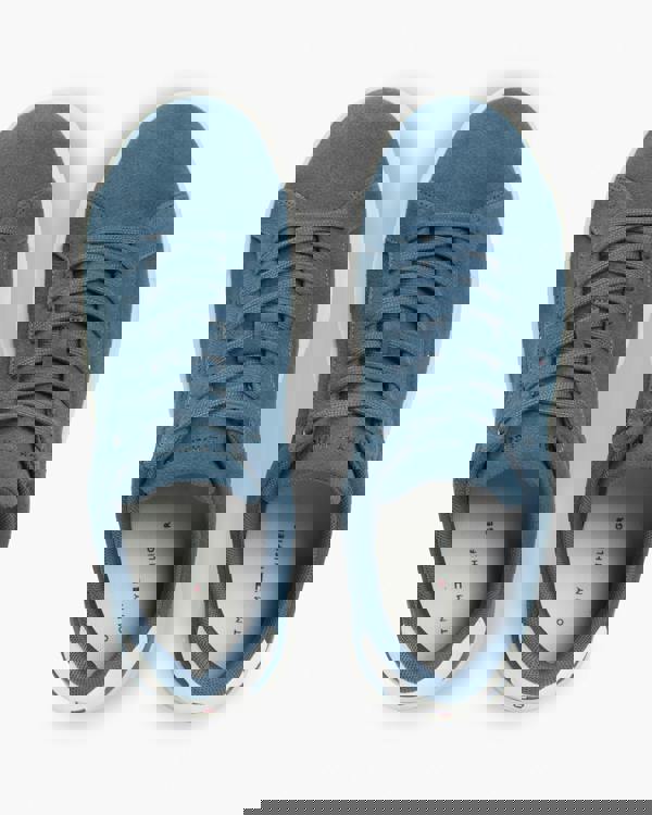 Tommy Hilfiger TH Court Suede Mens Trainers - Aegean Sea