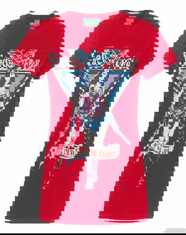 DC Comics Womens Red Wonder Woman Short Sleeved T-Shirt